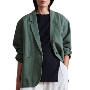 Apiece Apart Oversized Blazer in Thyme